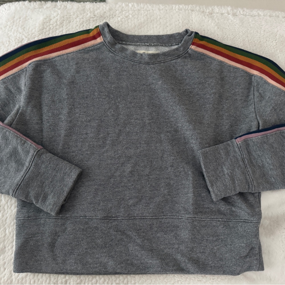 Madewell Heather Gray Knit Top